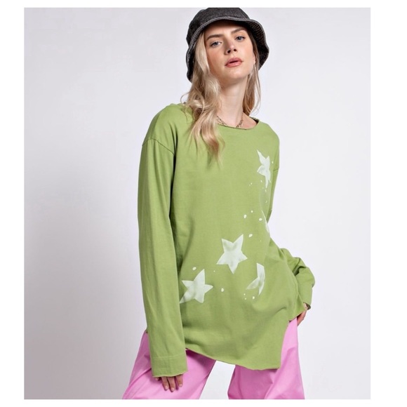 No. 245 $25 start LAST ONE❤️Raw edge star top - Picture 4 of 5